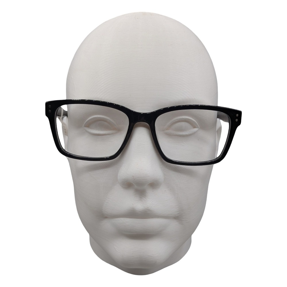 MV014 CURTIS Mens Eyeglass Frames Black Tortoise Rectangular 55-17-145